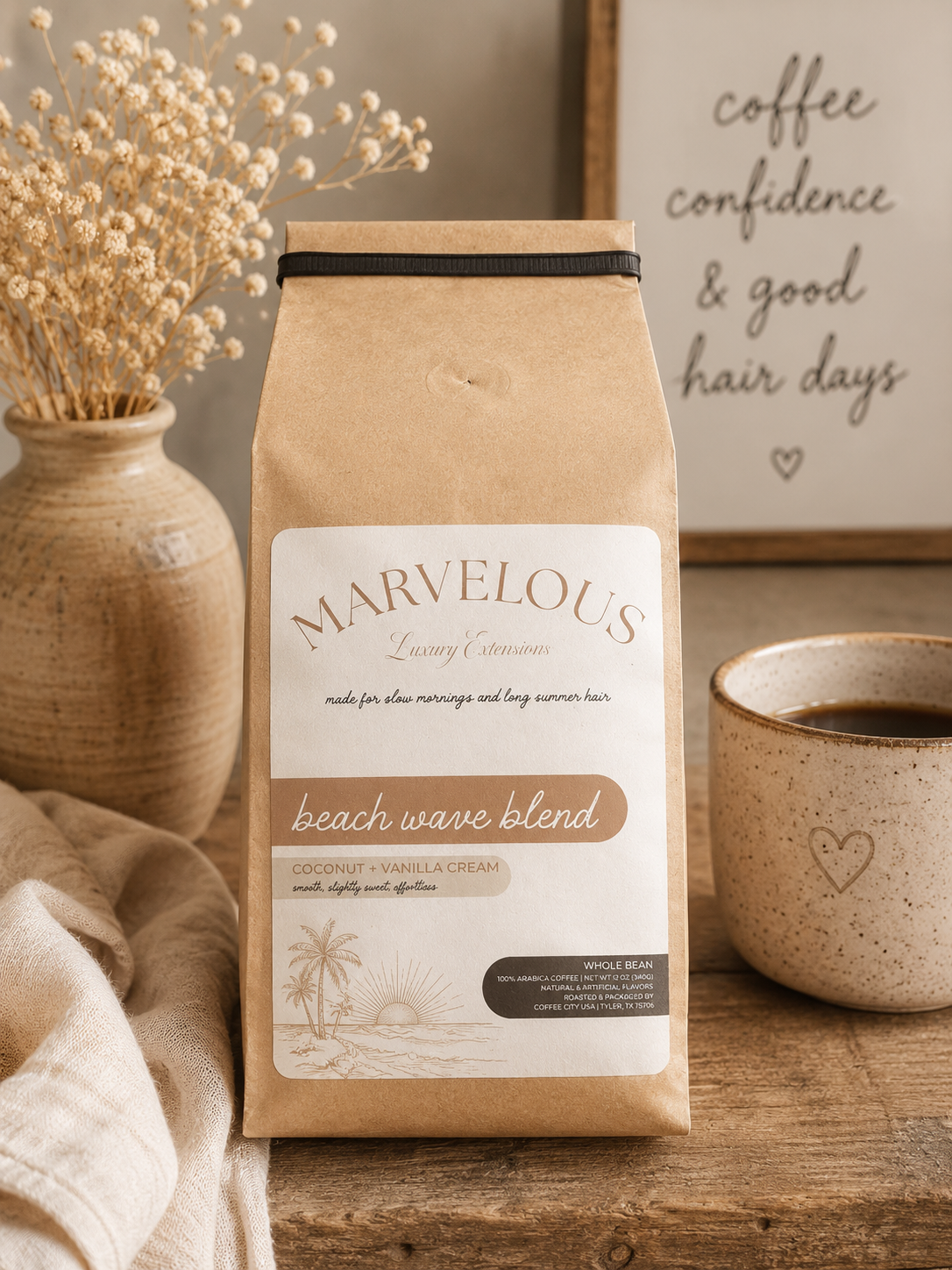 Marvelous Beach Wave Coffee