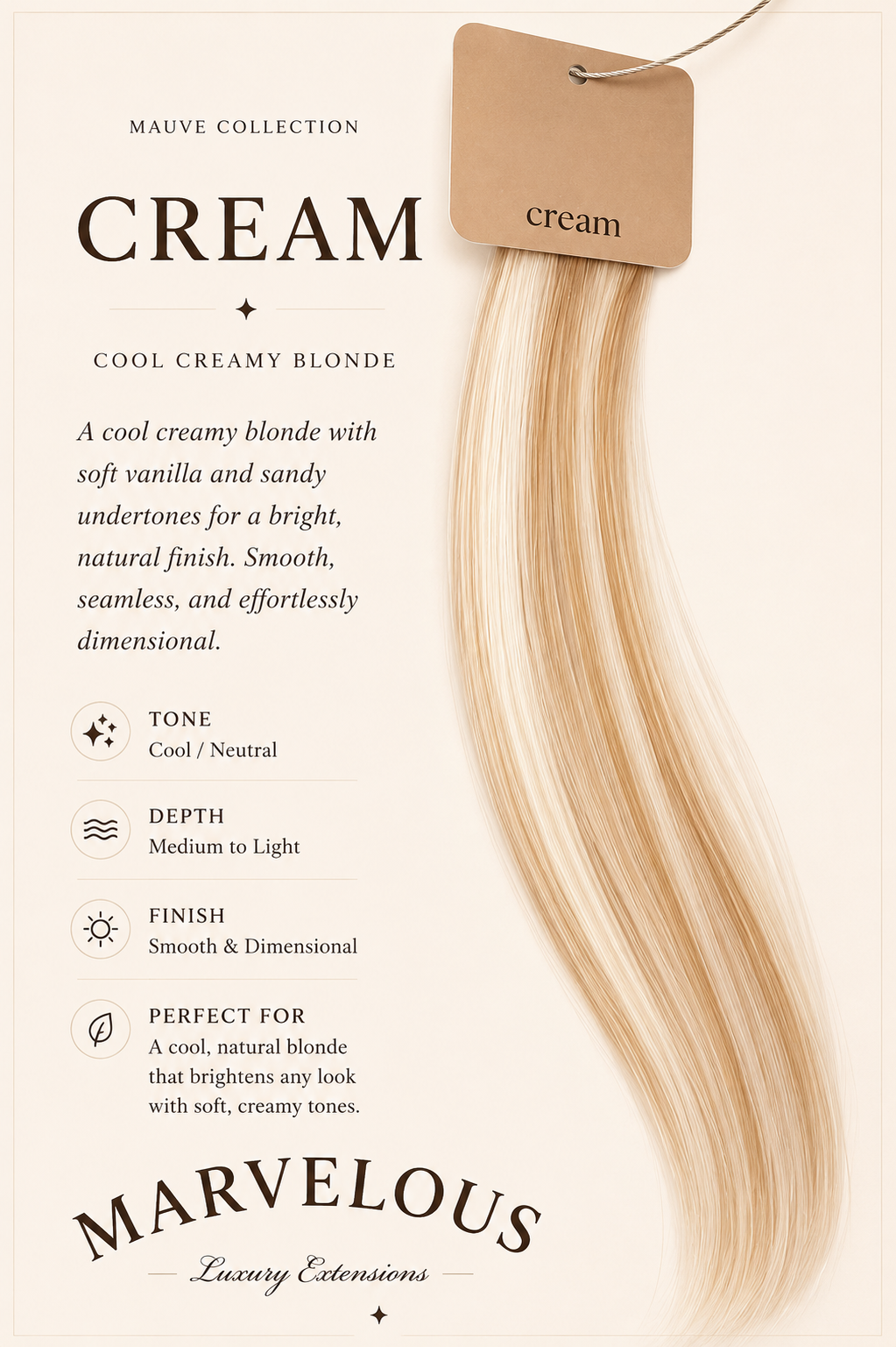 Mauve Shades - Straight Hybrid Weft