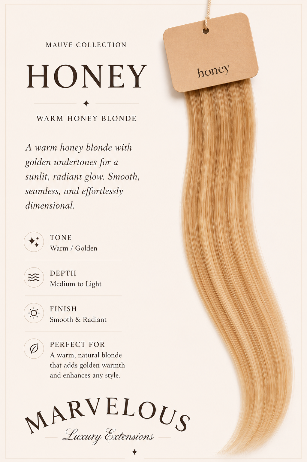 Mauve Shades - Straight Hybrid Weft